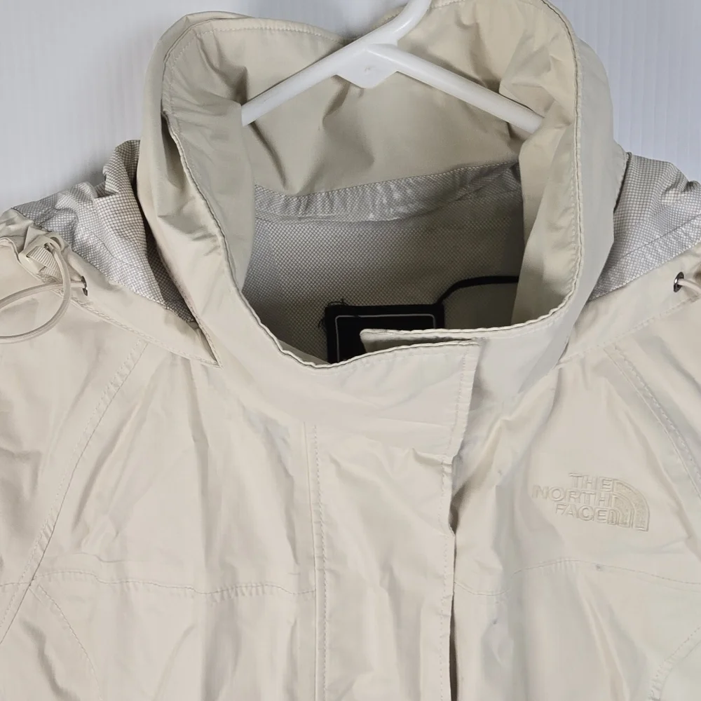 The North Face Women's Cream Trench Coat with Hood Size Small